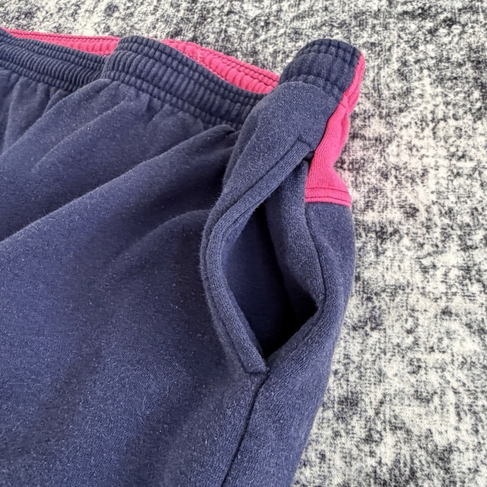 VTG Women's Pro Spirit Sweatsuit Sweater Half Sleeve Shorts Blue Pink Set Size M - Picture 7 of 13